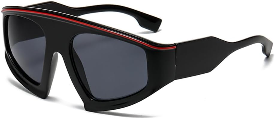 

Крупные солнцезащитные очки для женщин и мужчин, велосипедные солнцезащитные очки с градиентным переходом, очки в стиле стимпанк, солнцезащитные очки с защитой от УФ-излучения UV400 generic, Black Black