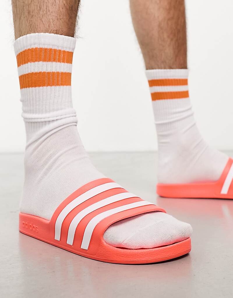 

adidas Sportswear – Adilette Aqua – оранжевые шлепанцы