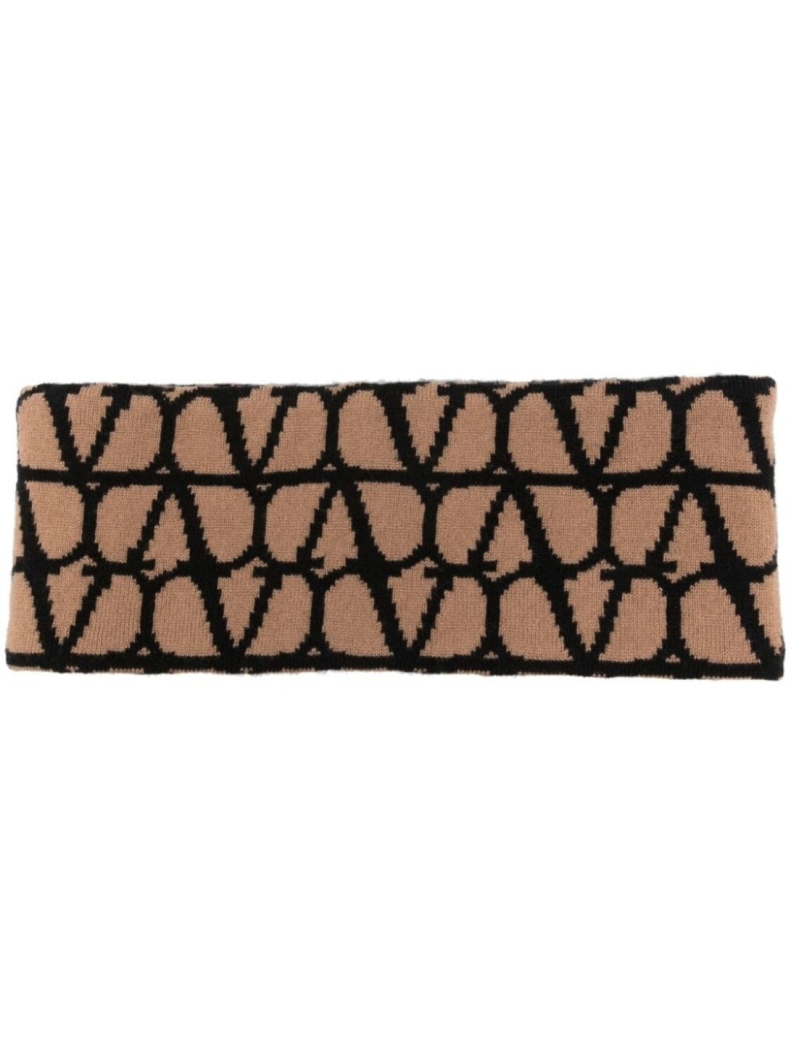 

Кашемировый шарф с логотипом VLogo Signature Valentino Garavani, коричневый