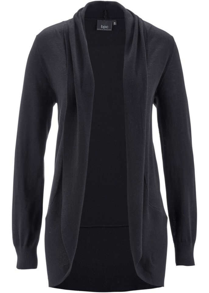 

Жакет тонкой вязки Bpc Bonprix Collection, черный