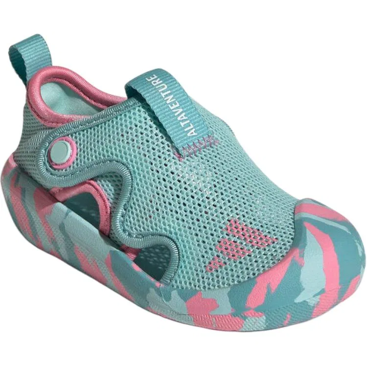 Кроссовки для малышей Adidas Altaventure 3 Low Top Pink Green — фото 4