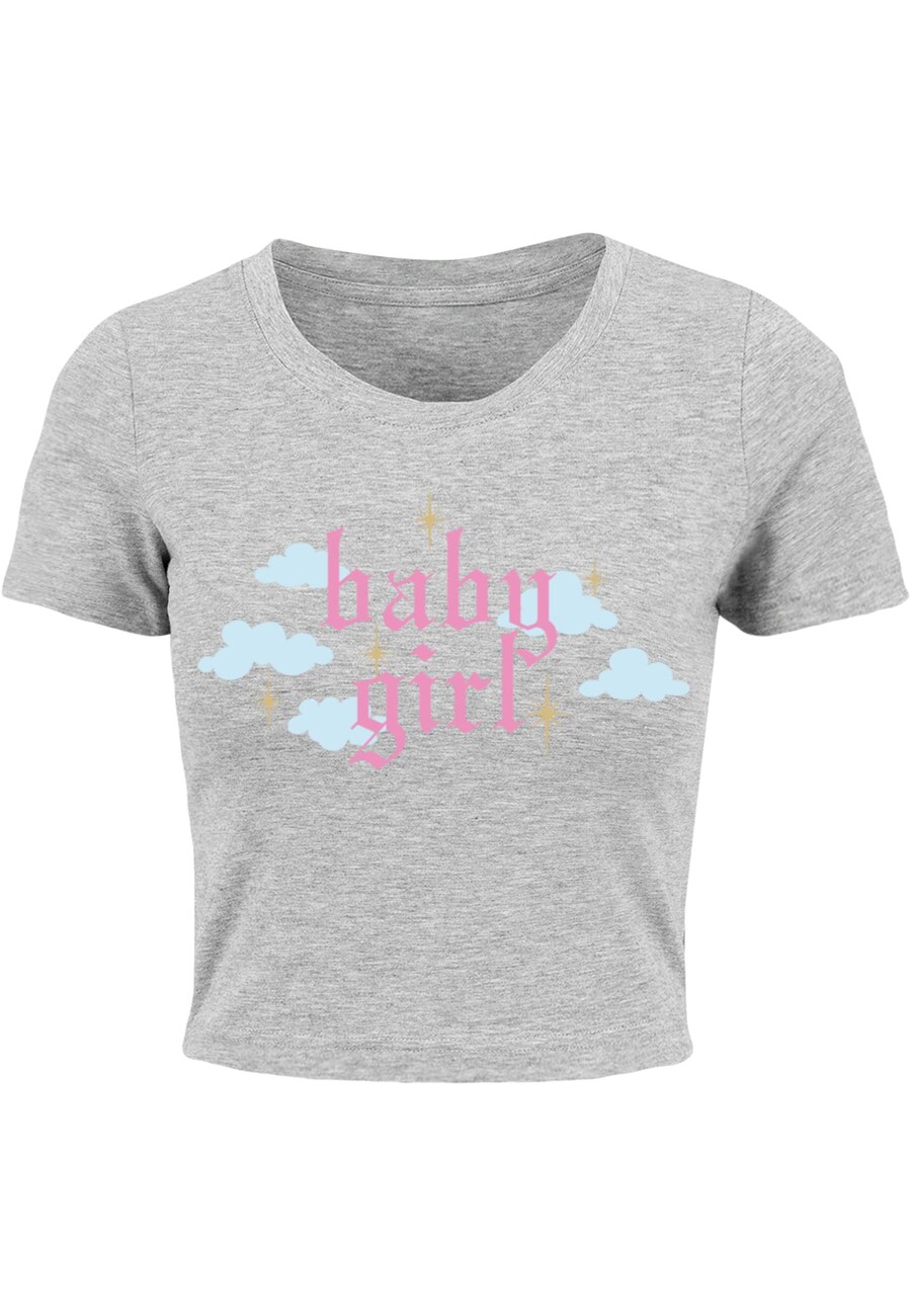 

Футболка Mister Tee Shirt Baby Girl, пятнистый серый