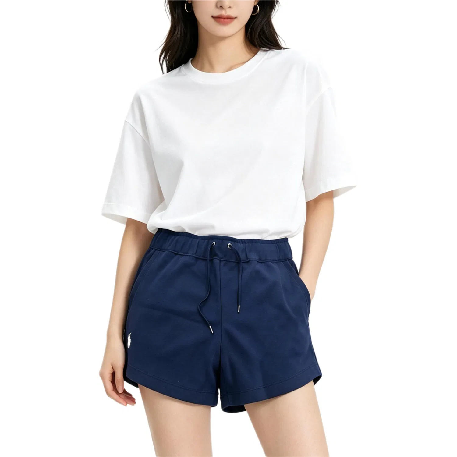Шорты повседневные женские SS26 Polo Ralph Lauren, Marine Blue — фото 3