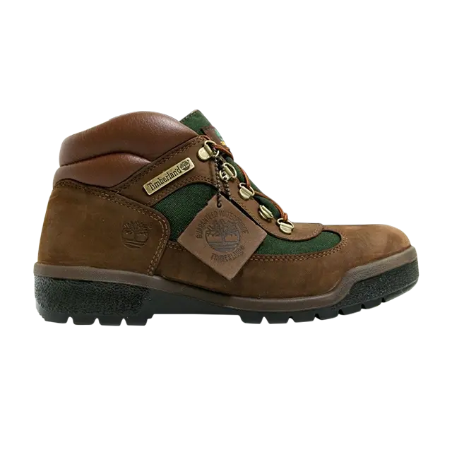 Ботинки короткие Timberland Field, коричневый / зеленый
