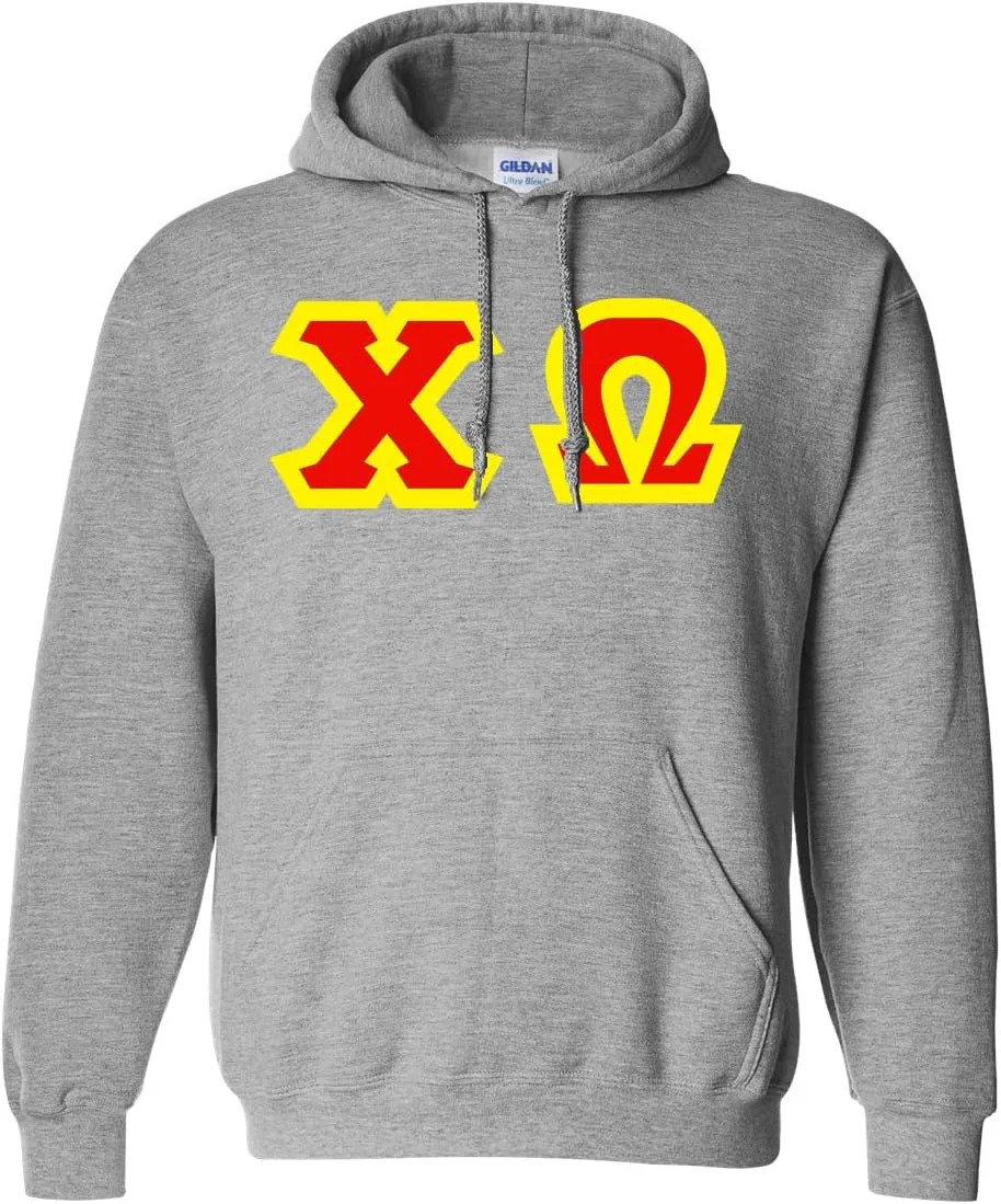 

Толстовка с капюшоном Mega Greek Chi Omega