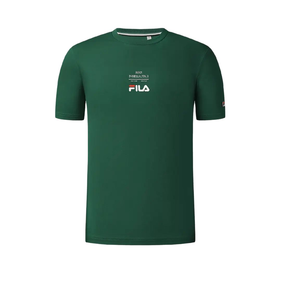 

FILA Футболка для тенниса мужская forest green GN, Зеленый, FILA Футболка для тенниса мужская forest green GN