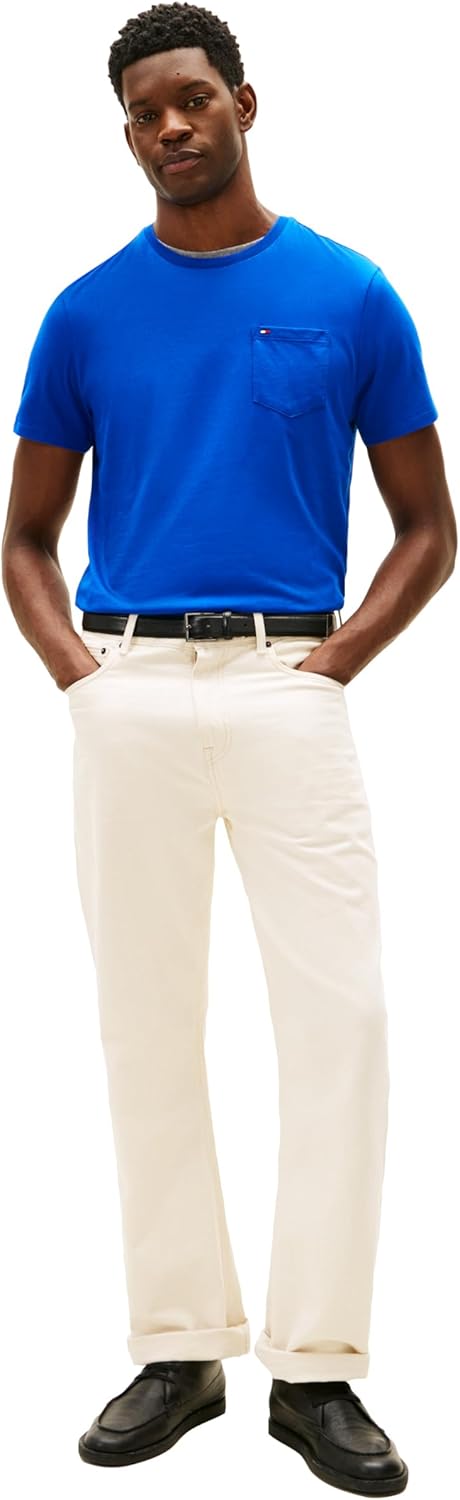 Мужская футболка с коротким рукавом Tommy Hilfiger Big and Tall, Cobalt — фото 3