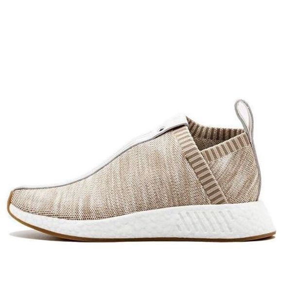 

Кроссовки x kith x naked nmd_cs2 primeknit 'tan' Adidas, бежевый