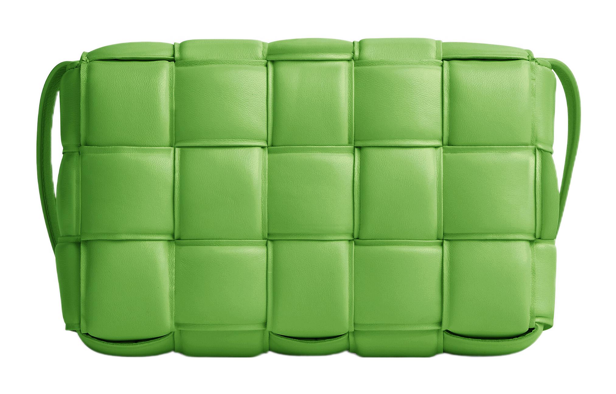 Сумка кросс-боди Padded Intreccio Cassette Acid Green Bottega Veneta, Set (Bag+Dust Bag) — фото 2