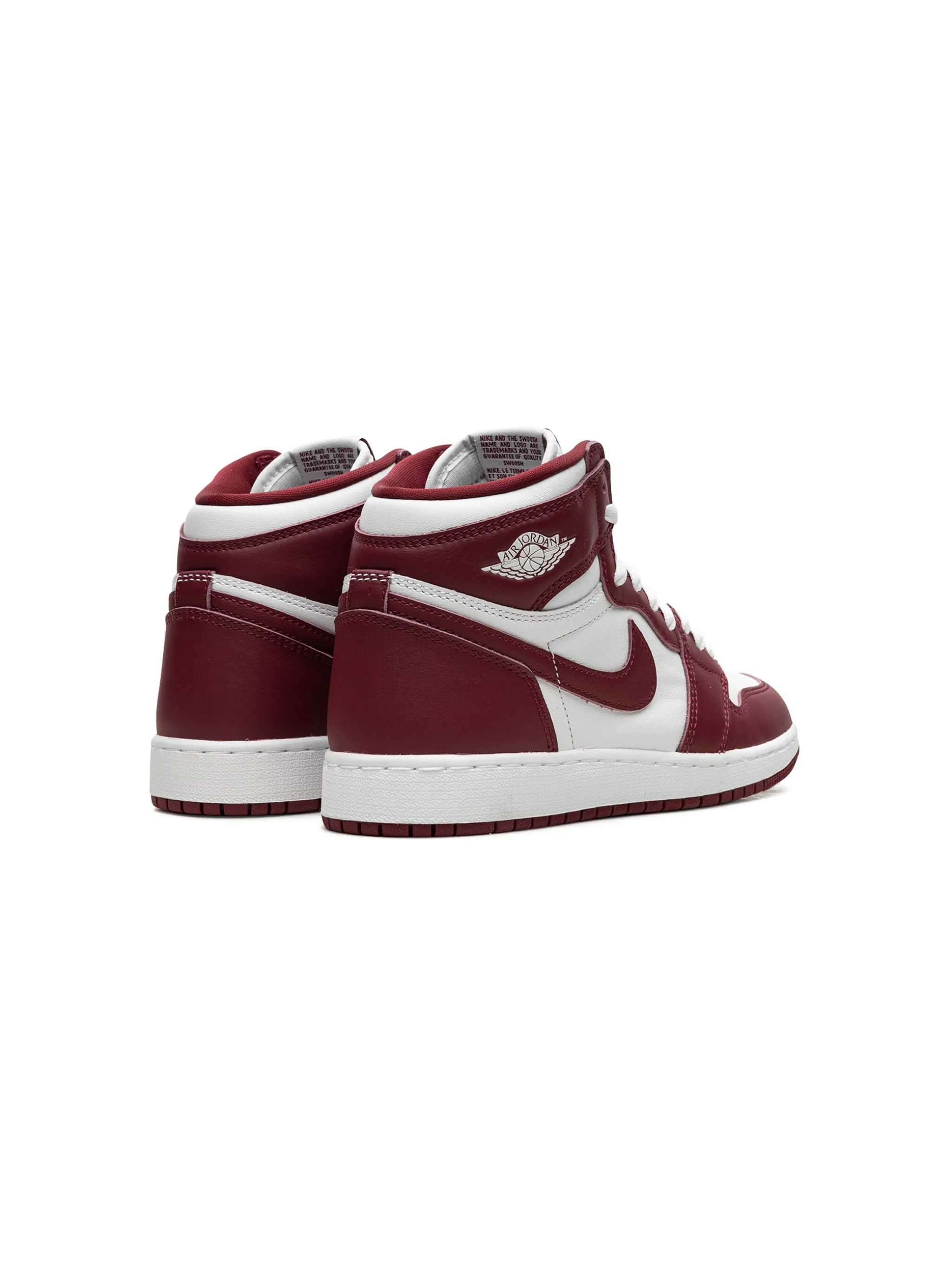 Кроссовки Air Jordan 1 High OG Team Jordan Kids, красный — фото 3