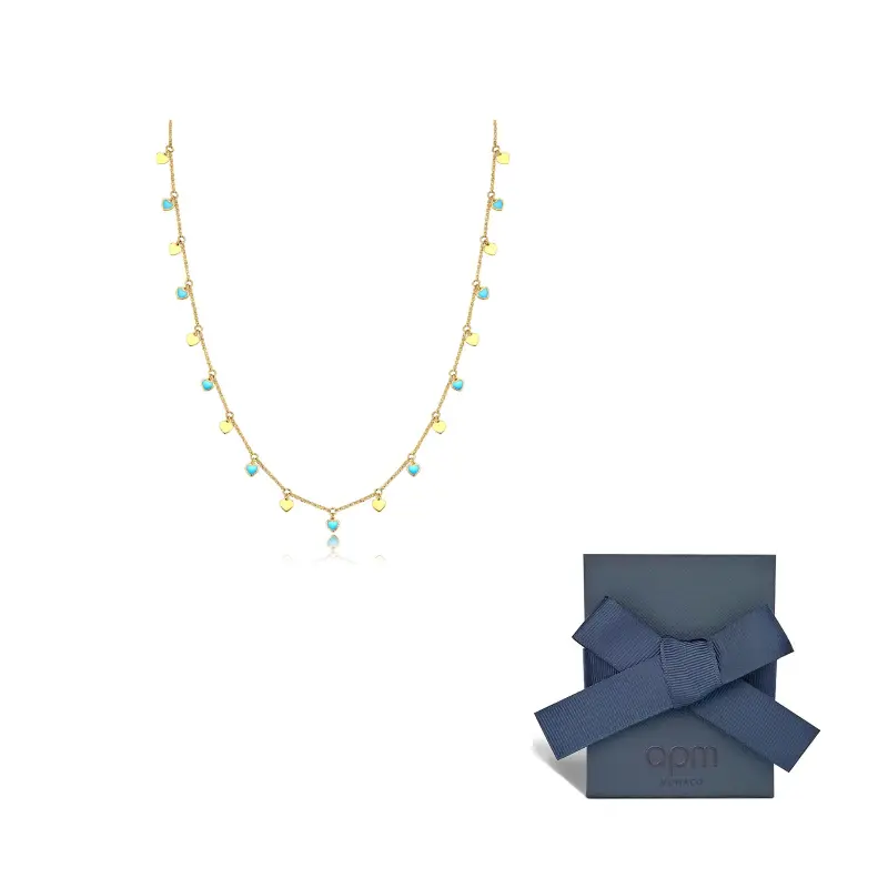 

Apm Monaco Кулон Soleil из сплава унисекс цвета gold lake blue