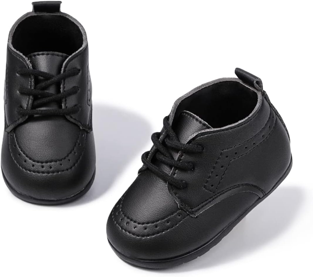 

Детские туфли-оксфорды для мальчиков из искусственной кожи Ohsofy, черный