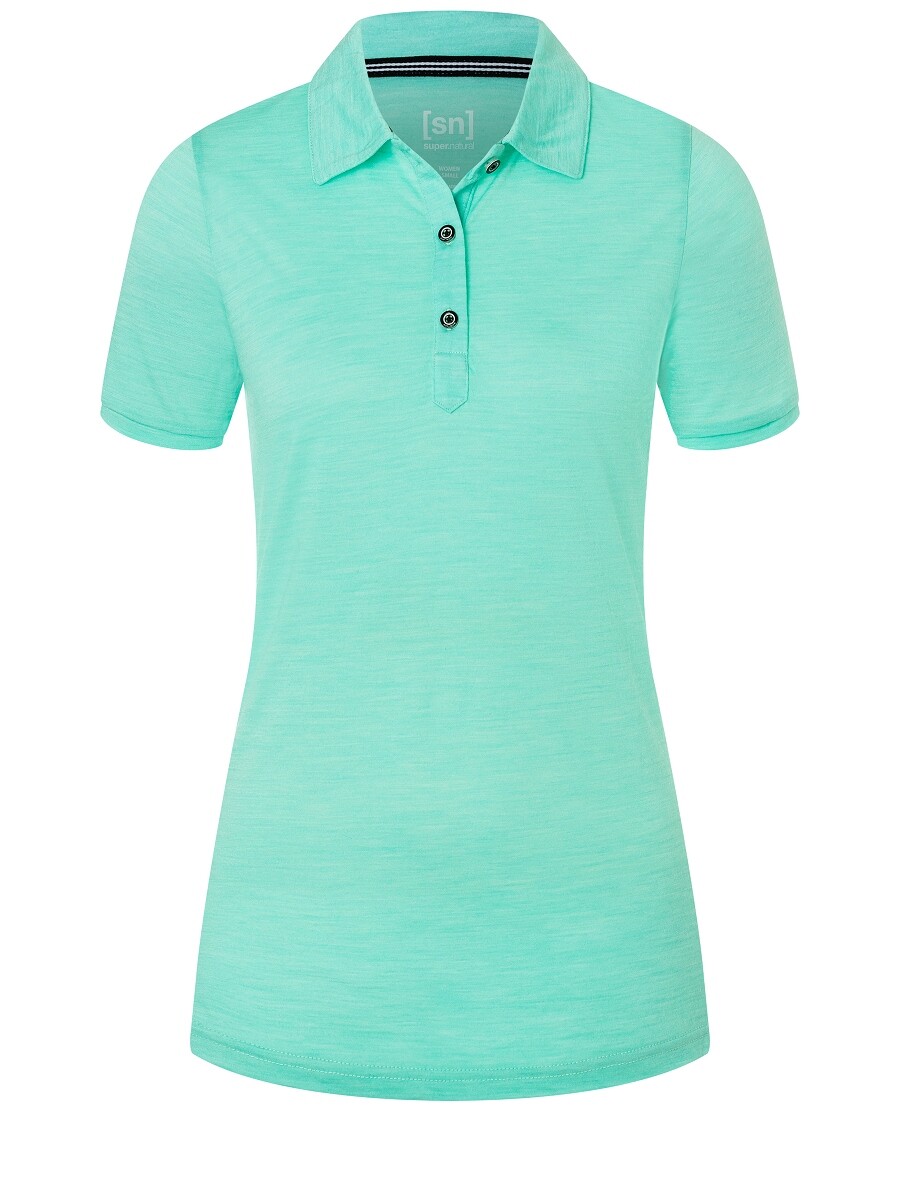 

Поло super.natural Merino, цвет mintgrün