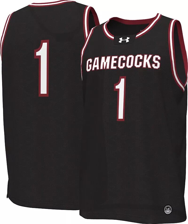 

Мужская баскетбольная майка Under Armour South Carolina Gamecocks #1, черная реплика