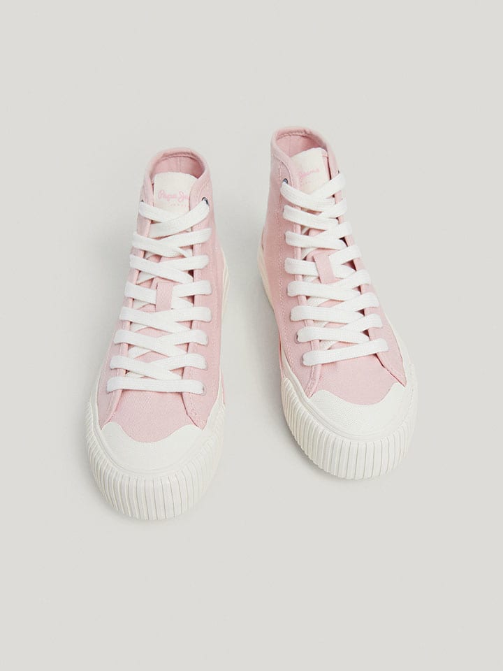 Высокие кроссовки Pepe Jeans FOOTWEAR, розовый — фото 3
