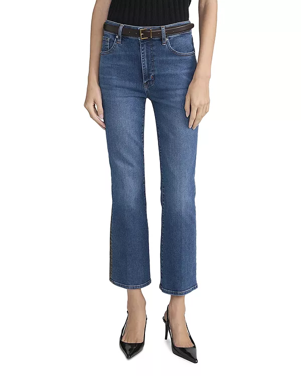 

Джинсы с высокой талией и расклешенными штанинами в стиле "Bootcut" от Reboot, модель Foxley. Frame, синий