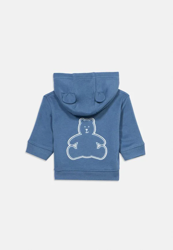 Унисекс толстовка на молнии с логотипом Gap, Bainbridge Blue — фото 4