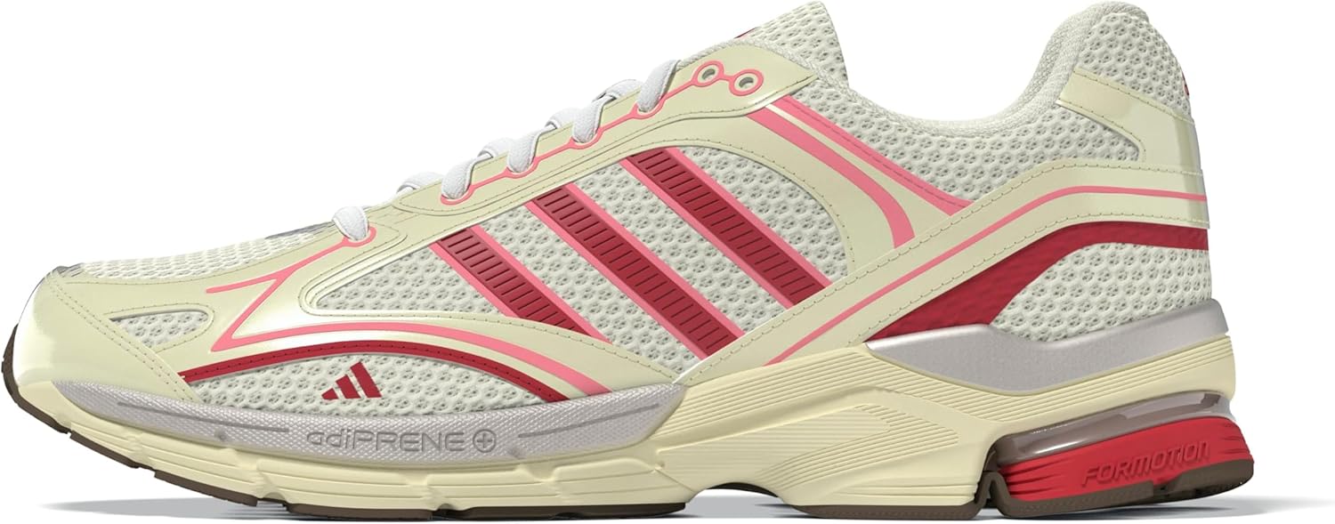 Кроссовки Adidas Унисекс Spiritain 2000, белый/розовый — фото 2