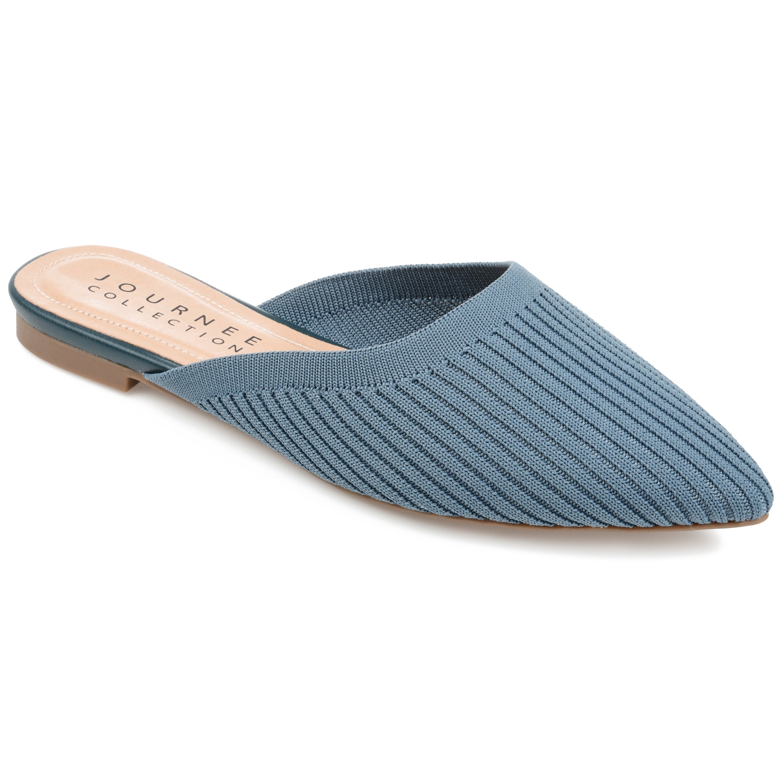 Женские мюли Aniee с широкой колодкой от Journee Journee Collection, оливковый — фото 2
