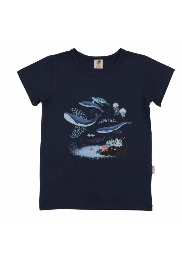 Футболка с принтом песни уэйли Walkiddy, Dark Blue