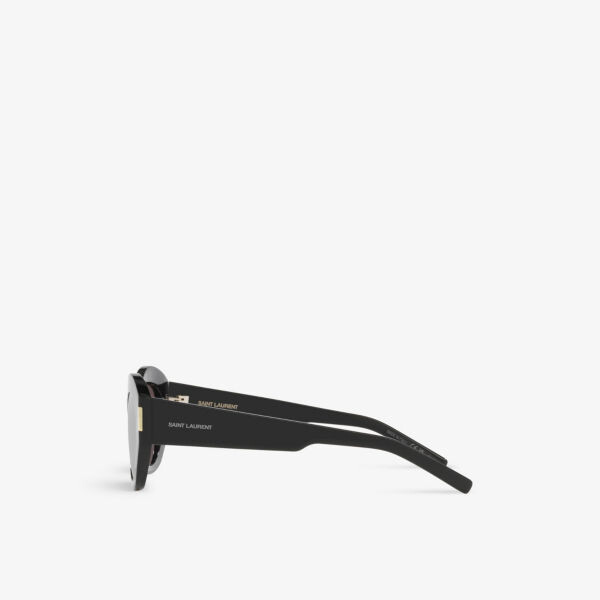 Солнцезащитные очки в оправе «кошачий глаз» Sl639 из ацетата Saint Laurent, черный — фото 4
