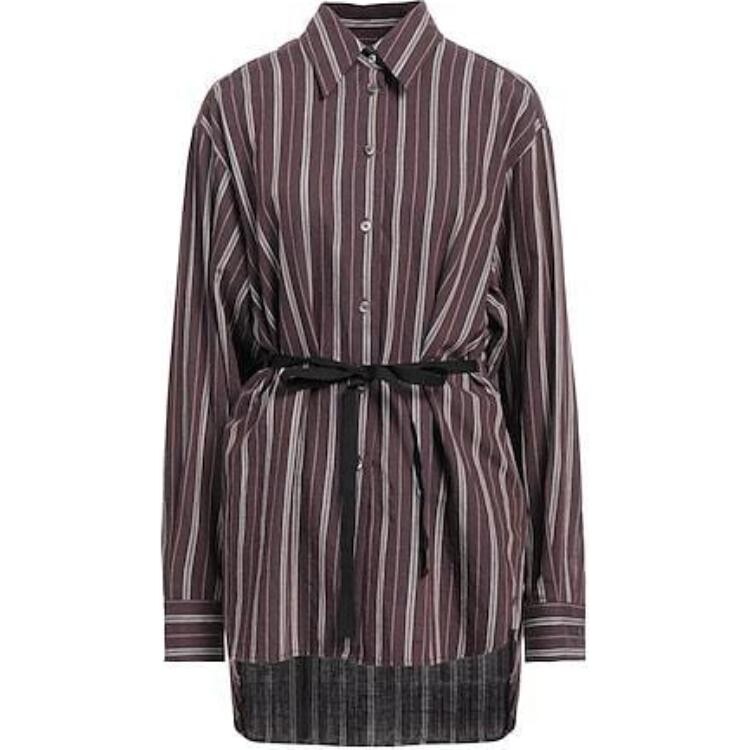 

Рубашка женская Mm6 Maison Margiela в полоску, коричневый