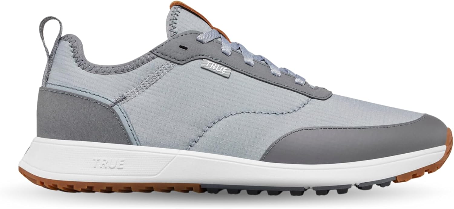 

Мужские гольф-туфли TRUE Linkswear All Day Ripstop V2 - комфортные, легкие, с прочным верхом из рипстопа, водоотталкивающие, Charcoal