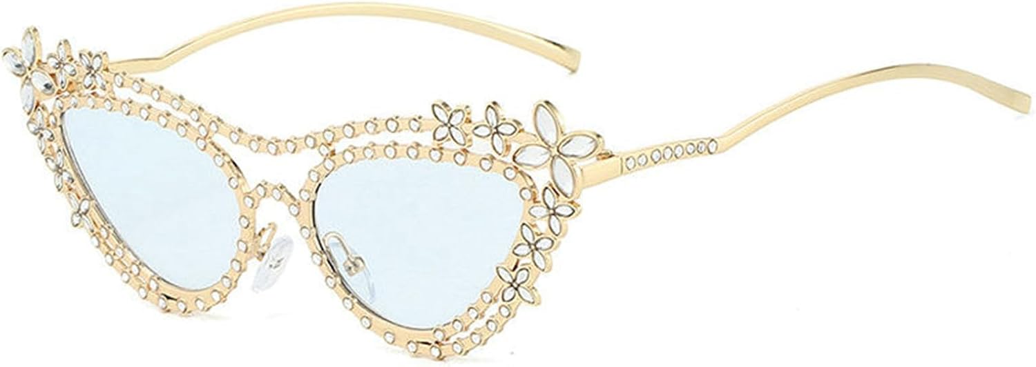 

Willochra Модные солнцезащитные очки «кошачий глаз» со стразами для женщин, ретро-стиль, бриллиантовые очки, защита от ультрафиолета UV400, женские блестящие солнцезащитные очки, C6