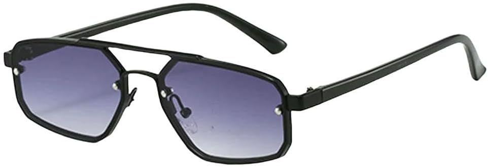 

Модные солнцезащитные очки, прямоугольные солнцезащитные очки для женщин, винтажные солнцезащитные очки в маленькой оправе, черные квадратные очки в стиле Y2K DMMWCX, Grey