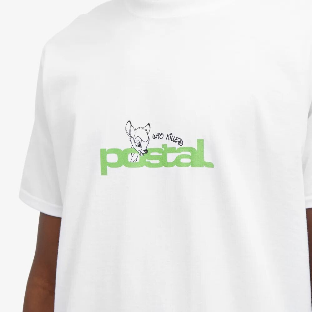 

Postal Почтовая футболка Кто убил, белый