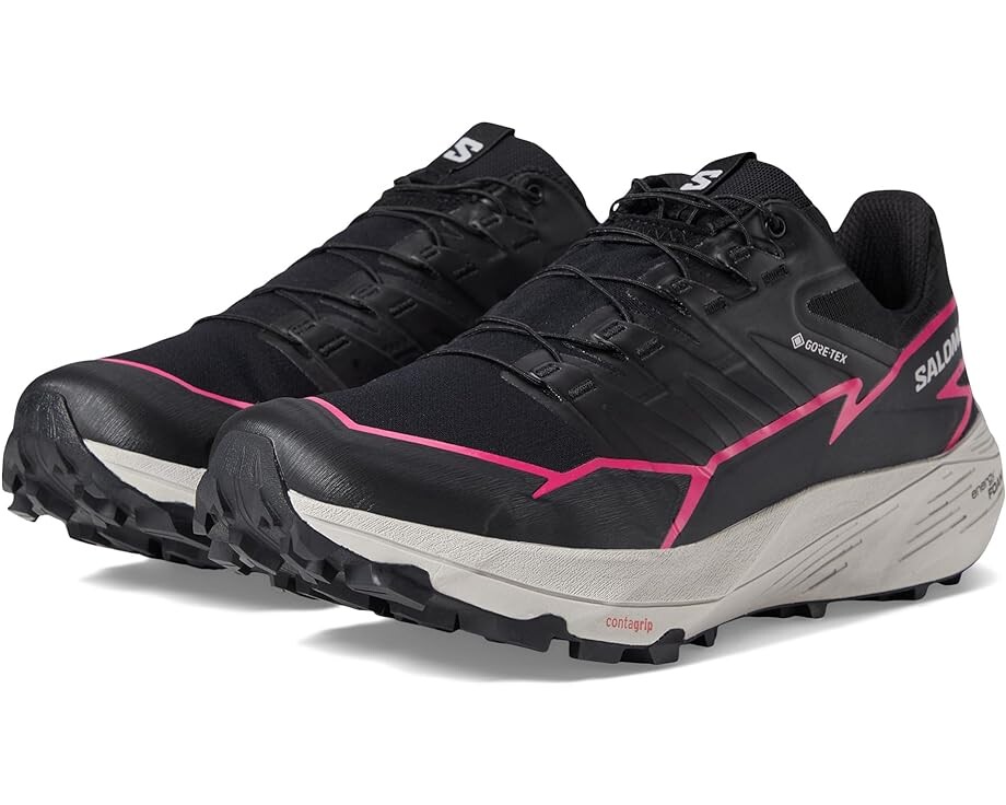 Кроссовки Salomon Thundercross GORE-TEX, цвет Black/Black/Pink Glo
