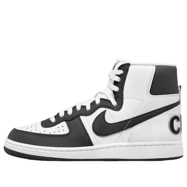 

Кроссовки terminator high x comme des garcons homme plus 'black' Nike, белый