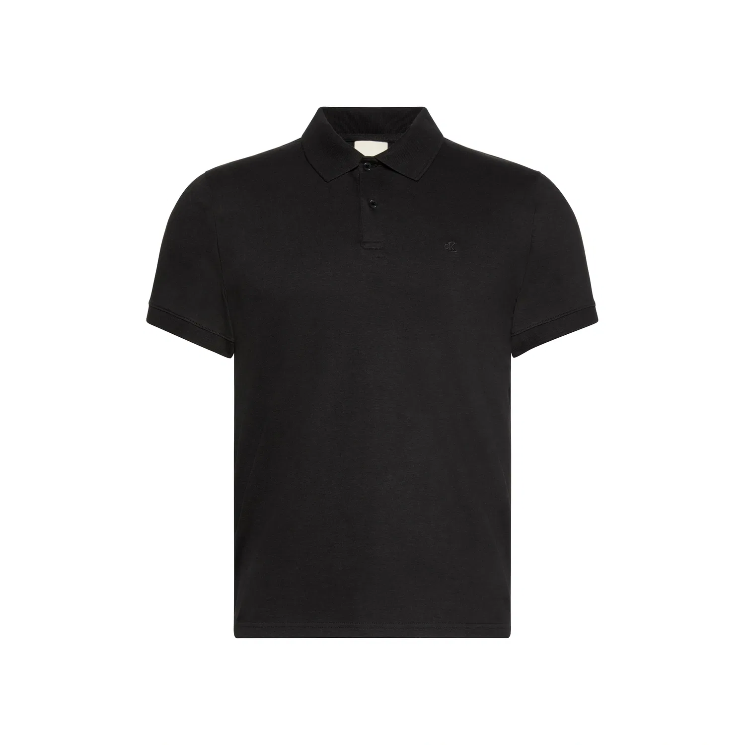 Мужское поло slim fit Calvin Klein, Black — фото 4