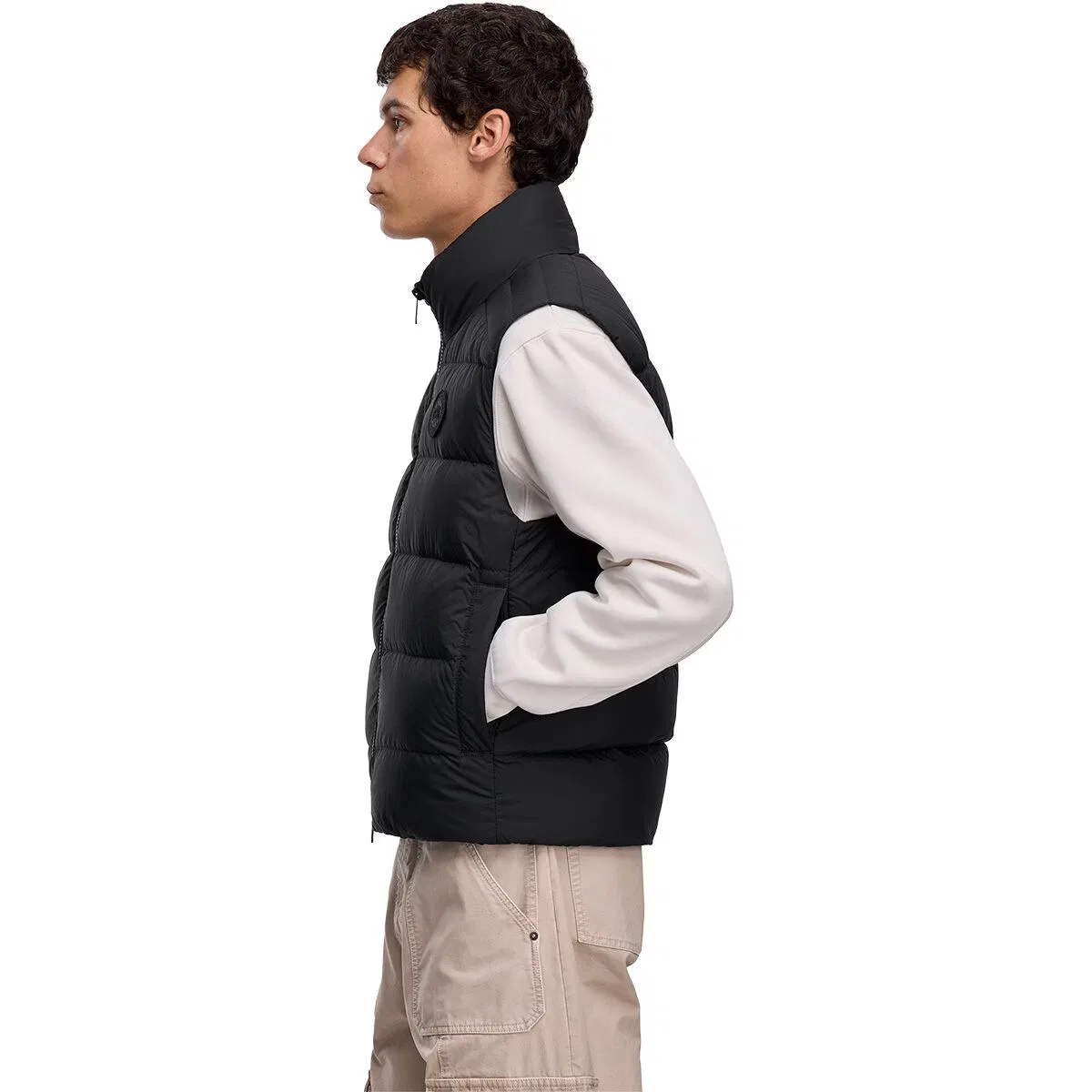 Мужской жилет легкий с 750-наполнителем Crofton EnduraLuxe Vest Canada Goose, черный — фото 3