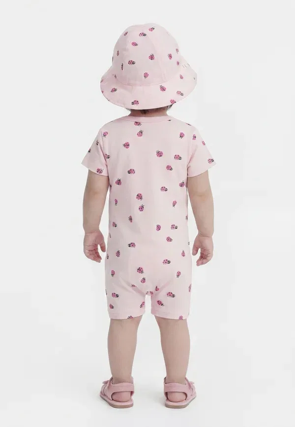 Комплект из футболки и шорт с принтом Nbfvandora sunsuit box set - hat Name It, Light Pink, светло-розовый — фото 2