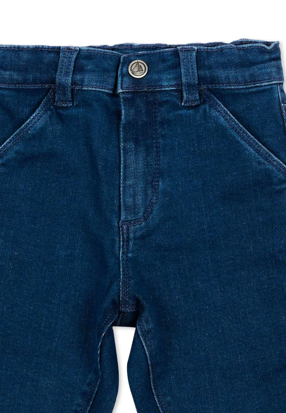 Джинсы унисекс - джинсы свободного кроя Petit Bateau, Denim — фото 3
