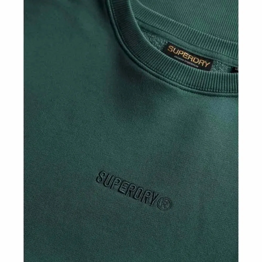 Свитшот Micro Logo Superdry, зеленый — фото 2