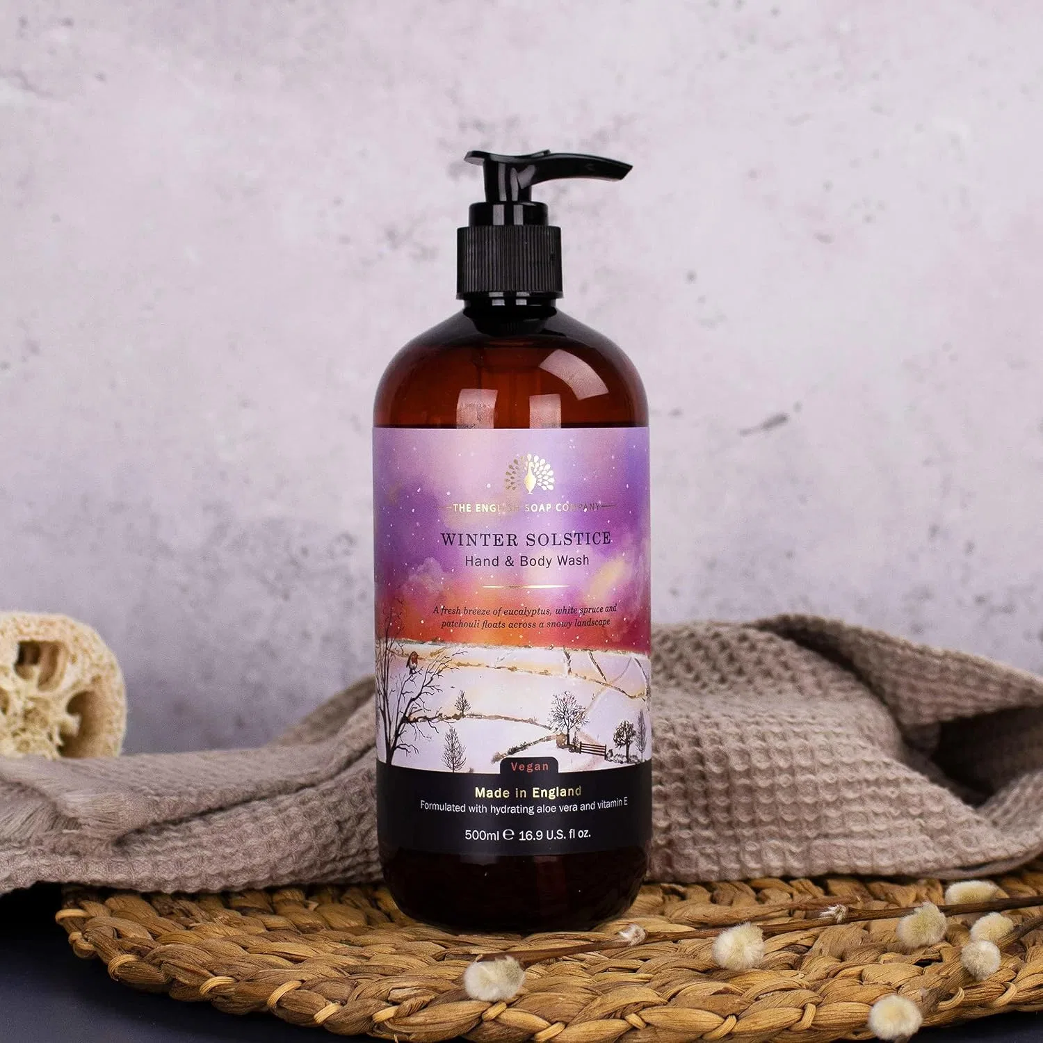 Гель для рук и тела Winter Solstice, The English Soap Company, 500 мл, Eucalyptus — фото 2