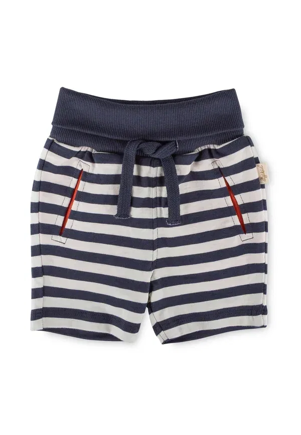 Шорты хлопковые Bermuda happy holiday Sigikid, белый, синий