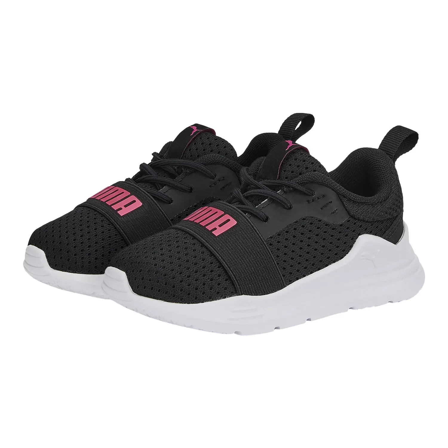 Кроссовки низкие на шнуровке Wired Run Ac Puma, черный — фото 2