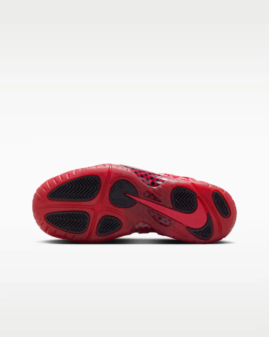 Кроссовки для детей постарше Nike Little Posite Pro, Gym Red/Black — фото 2