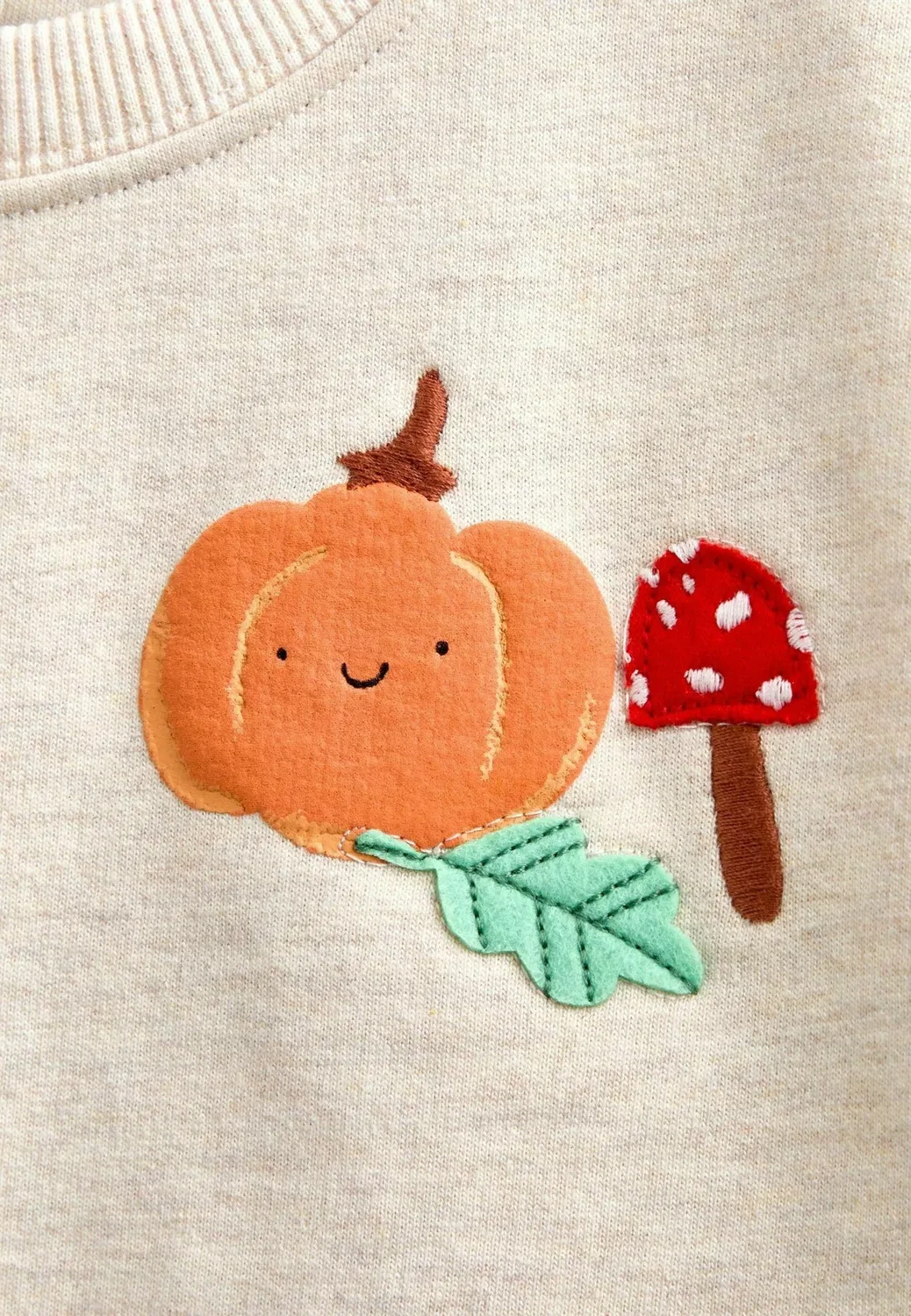 Толстовка с аппликацией - толстовка Jojo Maman Bébé, Natural Pumpkin — фото 4