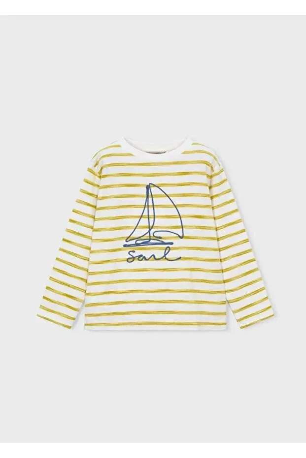 Детская футболка с длинным рукавом Sailing Long Sleeve Tshirt Mayoral, Green — фото 4