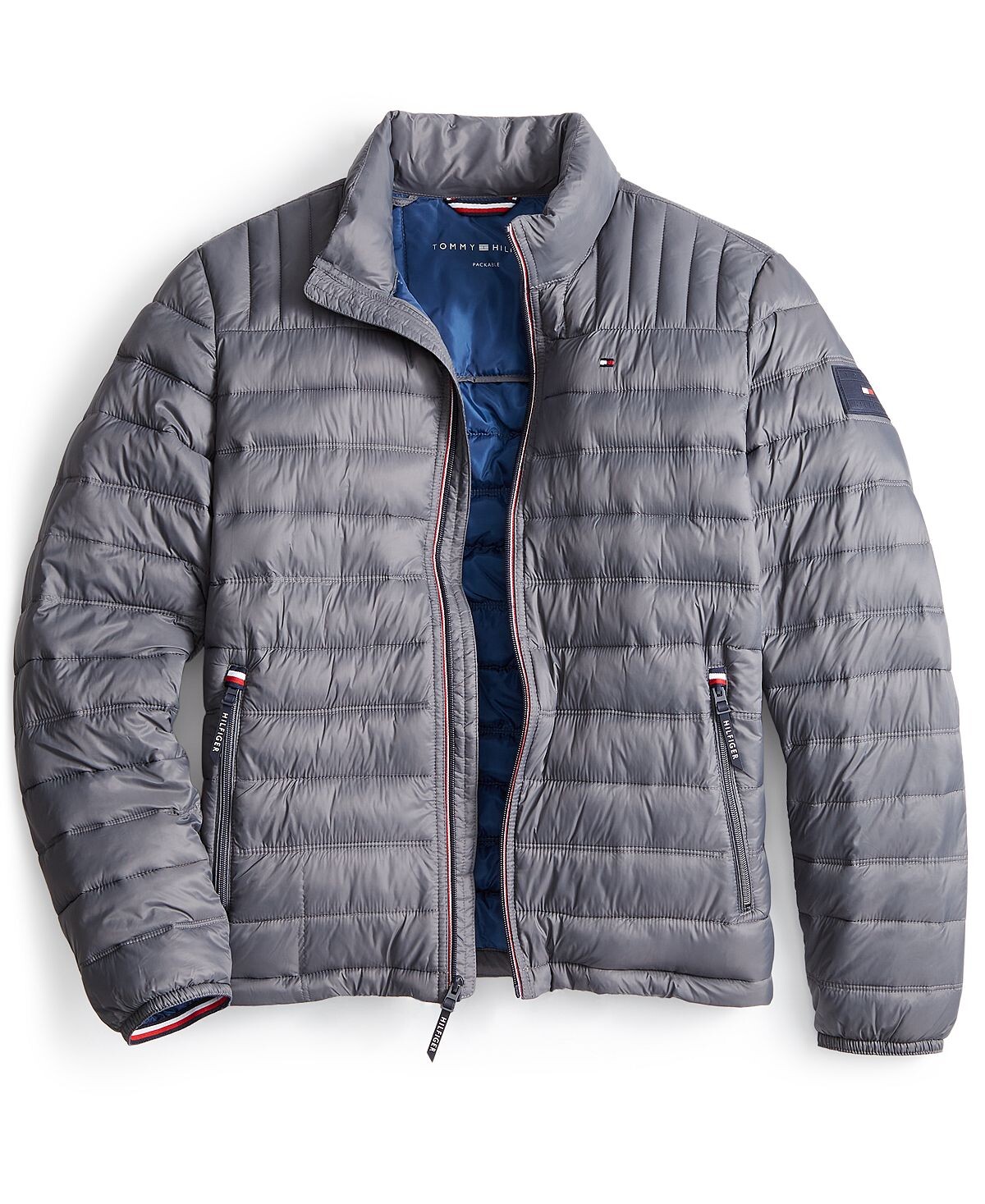 

Куртка Tommy Hilfiger Packable Quilted Puffer, серый