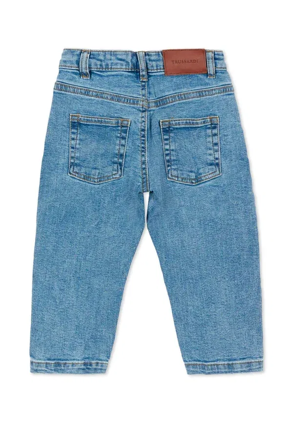 Джинсы деним Straight Leg Jeans Tru Trussardi Junior denim, деним — фото 2