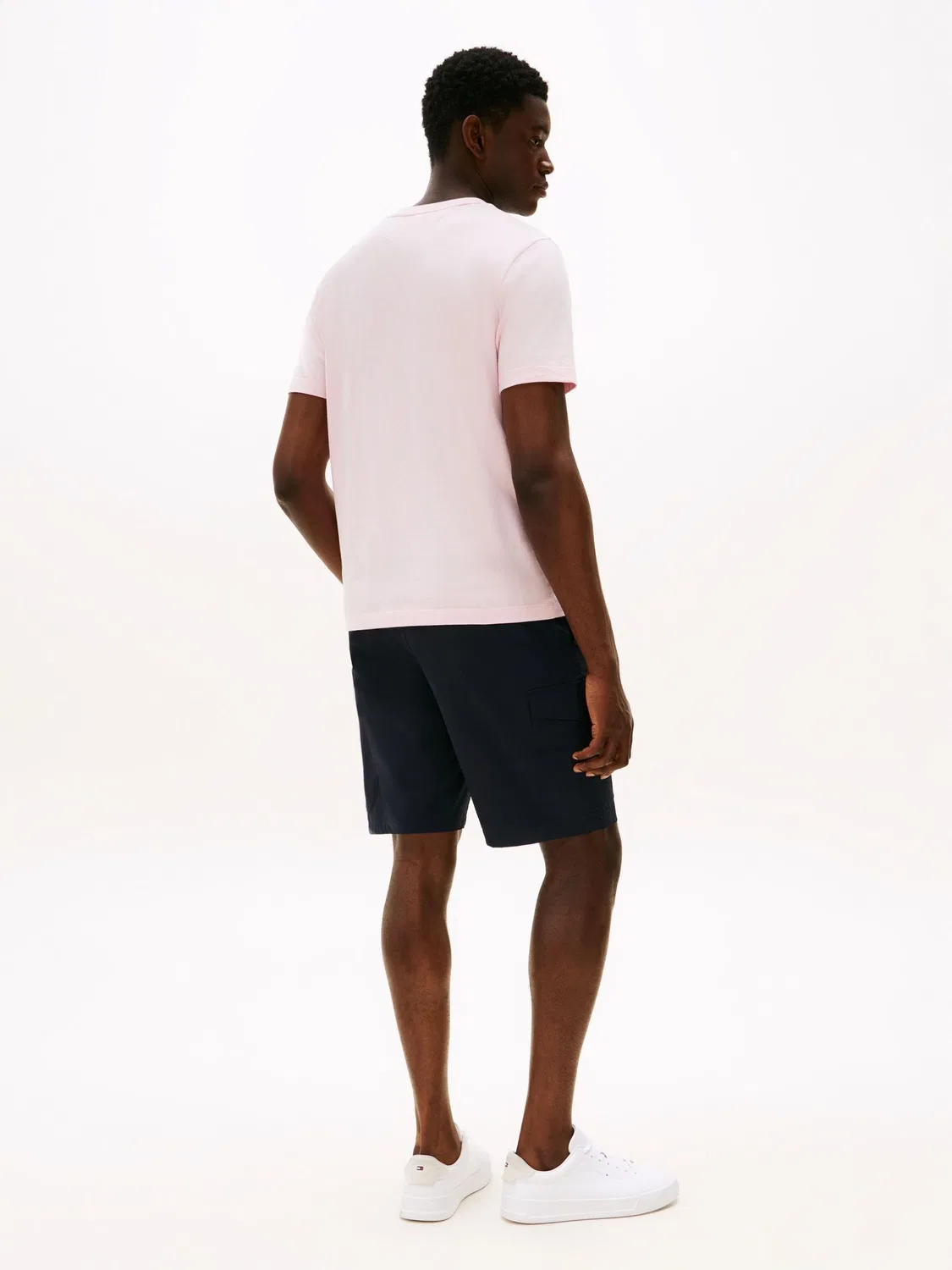 Футболка с вышивкой флага Tommy Hilfiger, розовый — фото 2