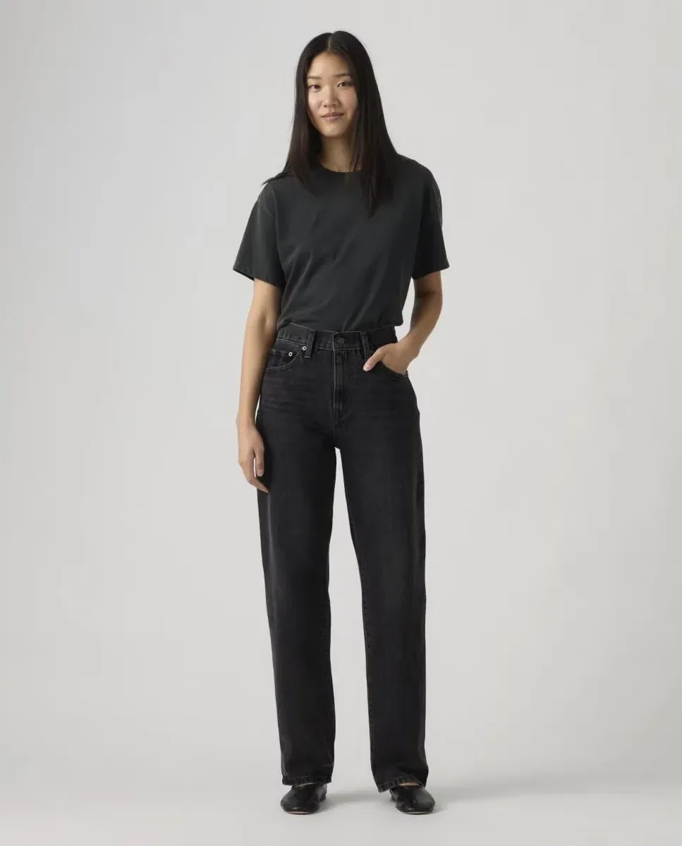 Женские джинсы прямые Easy Dad Levi's, Grey Oscuro