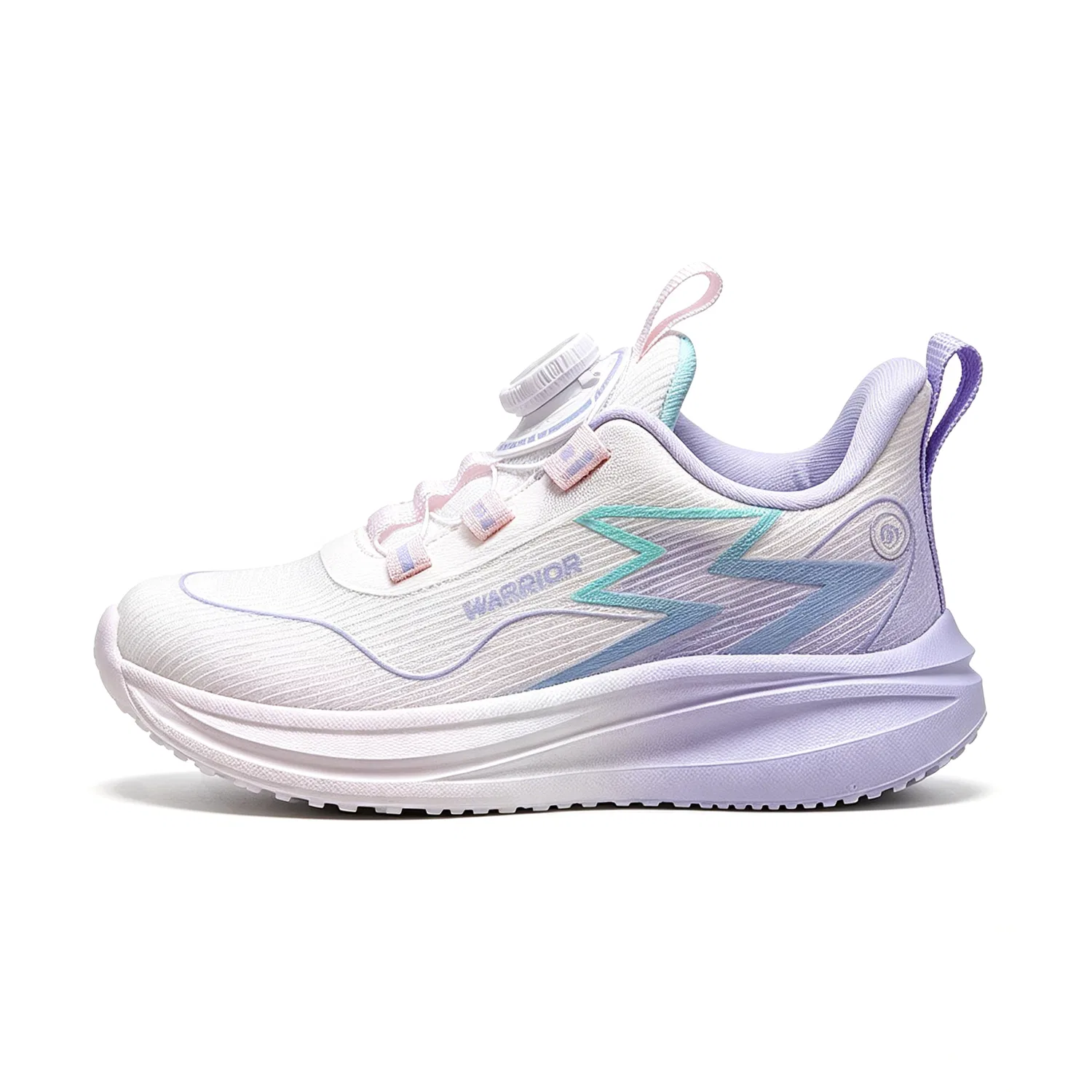 Детские кроссовки из искусственной кожи Pink Purple WARRIOR
