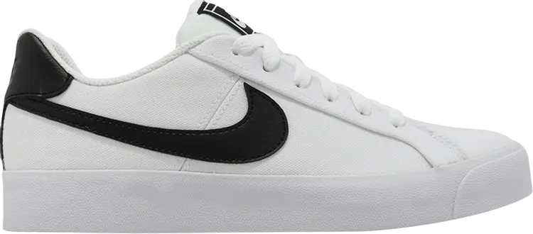 Кроссовки Wmns Court Royale AC Canvas 'White Black', белый