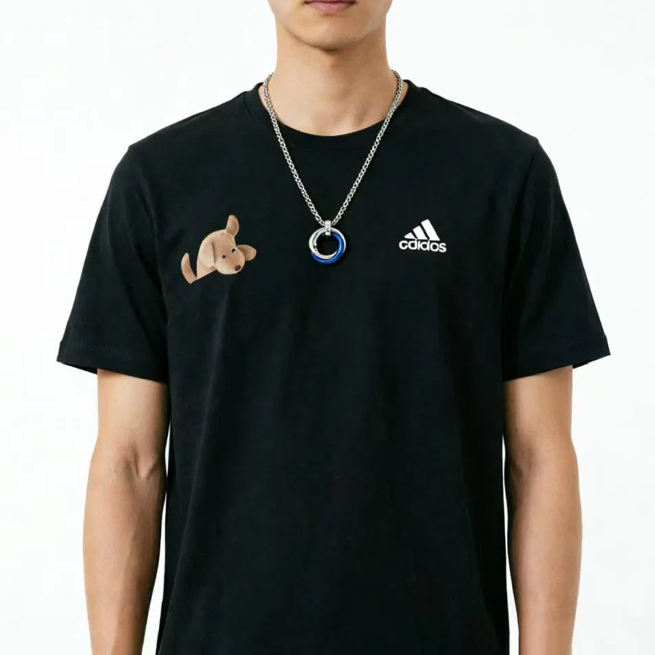 Футболка с принтом MUST HAVES, Adidas, Black — фото 4